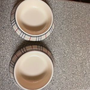 Burberry Dog/ Cat Bowls